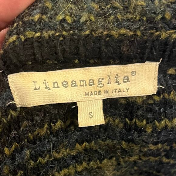 Lineamaglia Cape Sweater Small Made In Italy Wool Alpaca Mohair Cottage Nordic - Picture 6 of 8